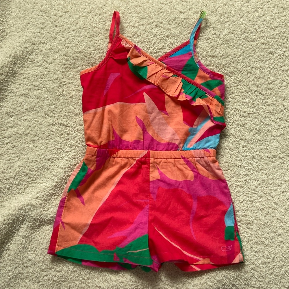 Vineyard Vines Girls’ 3T La Palmeraie Romper